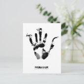 Parkour Poster Postkarte (Stehend Vorderseite)