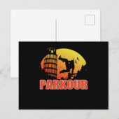 Parkour Postkarte (Vorne/Hinten)