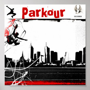 Parkour Print Poster