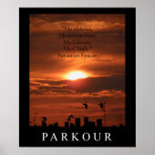 Parkour Quote Poster (Vorne)