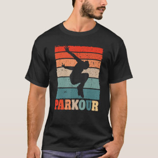 Parkour Retro Freerunner Freerunning Backflip T-Shirt