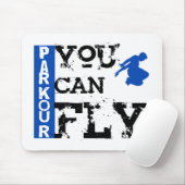 Parkour - Sie können fliegen Mousepad (Mit Mouse)