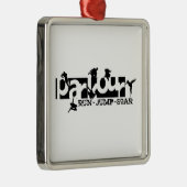 Parkour Silbernes Ornament (Rechts)