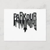 Parkour Skyline Postkarte (Vorderseite)