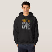 Parkour Solves My Problems Coffee Stunts Adventu Hoodie (Vorne ganz)