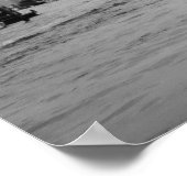 Parkour-Sportstand auf Brücke in Venedig Poster (Ecke)