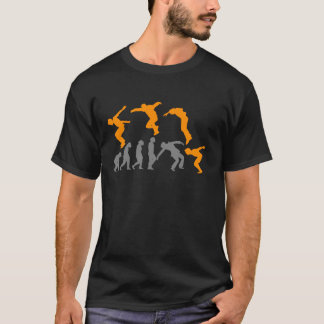 Parkour-Turnhalle Evolution Lauf Runner Hindernisp T-Shirt