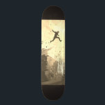 Parkour Urban Free Running Freestyling Moderne Kun Skateboard<br><div class="desc">Der Eindruck eines bunten Künstlers,  in einer urbanen Hinterstraße Parkour zu praktizieren.</div>