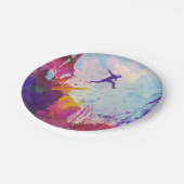 Parkour Urban Free Running Freestyling Party Pappteller (Schrägansicht)