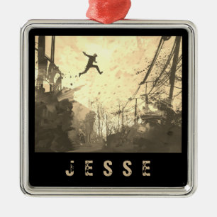 Parkour Urban Free Running Sport Personalisiert Na Ornament Aus Metall