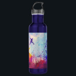 Parkour Urban Free Running Water Flasche Trinkflasche<br><div class="desc">Der Eindruck eines bunten Künstlers,  in einer urbanen Hinterstraße Parkour zu praktizieren. #parkour #sports #übung #Fitness #freerunning #urban #modern #trendy #style #design #mode #forhim #giftsforhim #waterbottles #gift #gift #giftforhim</div>