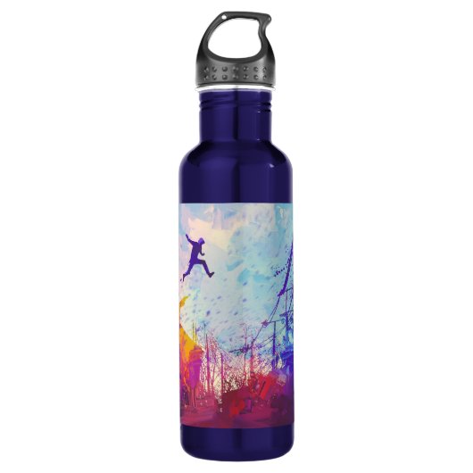 Parkour Urban Free Running Water Flasche Trinkflasche (Vorderseite)