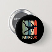 Parkour, Urban Gymnast, Traceur, Runner Button (Vorne & Hinten)