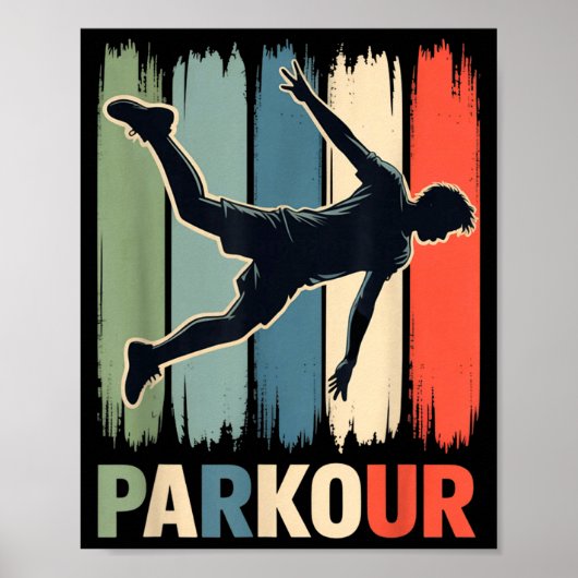 Parkour, Urban Gymnast, Traceur, Runner Poster (Vorne)