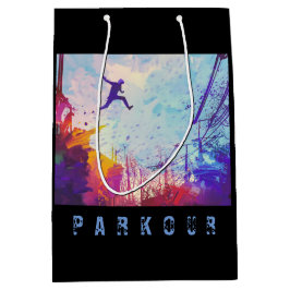 Parkour Urban Kostenloses Laufen - Sport im Garten Mittlere Geschenktüte