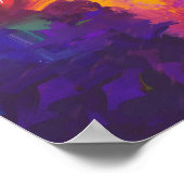 Parkour Urban Obstacle Course Poster (Ecke)