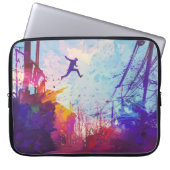 Parkour Urban Obstacle Kurs Laptop Fall Laptopschutzhülle (Vorderseite)