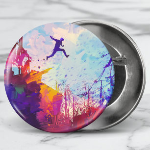 Parkour Urbanes Freerunning Freestyling Moderne Ku Button