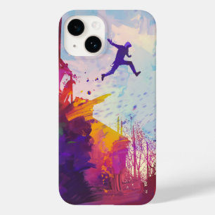 Parkour Urbanes Freerunning Freestyling Moderne Ku Case-Mate iPhone 14 Hülle