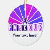 PARKOUR Verzierung, fertigen besonders an Keramikornament (Links)