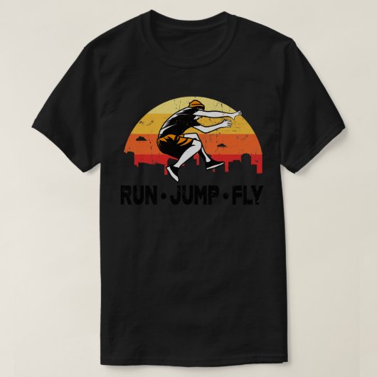 Parkour Vintag Freerunner T-Shirt (Design vorne)