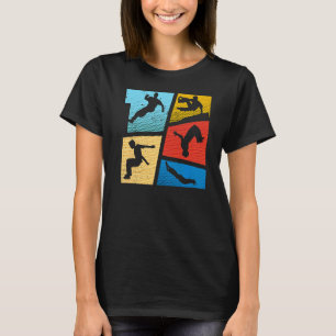 Parkour Vintage Freerunning Parkour Läufer Parkour T-Shirt