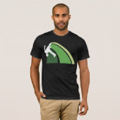 Parkour zeichnet Grün T-Shirt (Vorne ganz)