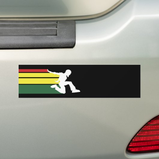 Parkour zeichnet roten gelben und grünen Aufkleber Autoaufkleber (Auf Auto)