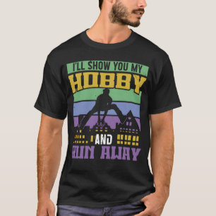 Parkour zeigt mein Hobby und weglaufen Freerunning T-Shirt