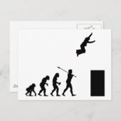 Parkourist Postkarte (Vorne/Hinten)