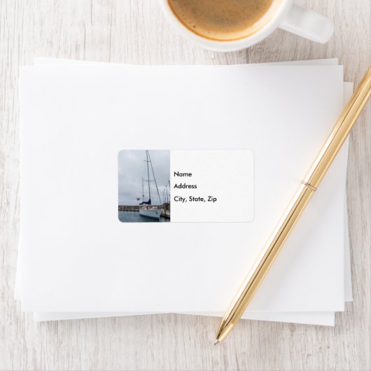 Parkplatz Adressaufkleber (Insitu)