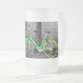 Parkplatz am White Rock Wählen Sie eine Mattierte  Mattglas Bierglas (VorderseiteRechts)