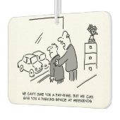 Parkplatz am Wochenende Autolufterfrischer (Links)