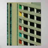 Parkplatz - Art-Deco-Poster Poster (Vorne)