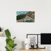 Parkplatz Aussicht auf das Gipfeltreffen Poster (Heimbüro)