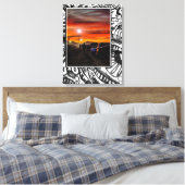 Parkplatz bei Dusk Leinwanddruck (Insitu (Schlafzimmer))