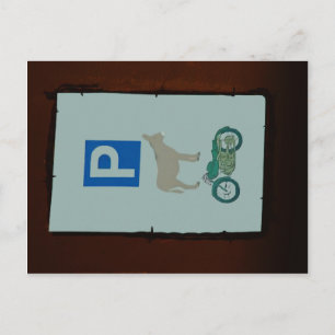 Parkplatz beim TransPecos Guitars - Alpen, TX Postkarte