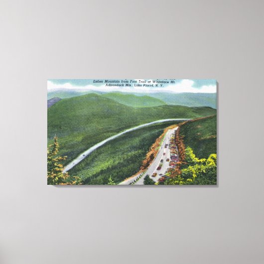 Parkplatz, Gedenkstätte, Esther Mt Leinwanddruck (Vorderseite)