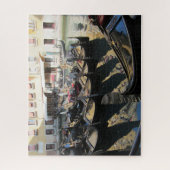 Parkplatz Gondeln in Venedig Italien Puzzle (Vertikal)