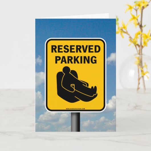 Parkplatz Karte (Gelbe Blume)