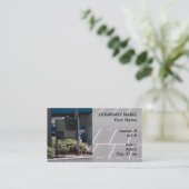 Parkplatz offen visitenkarte (Stehend Vorderseite)