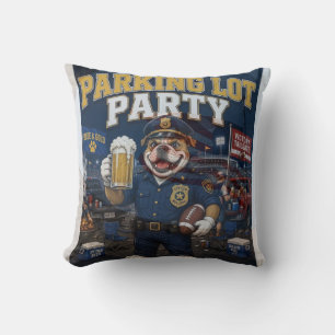 Parkplatz-Party Lustiges Bulldog-Gameday-Tailgate Kissen