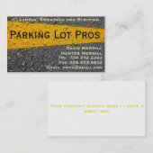 Parkplatz Striping-Visitenkarte Visitenkarte (Vorne/Hinten)