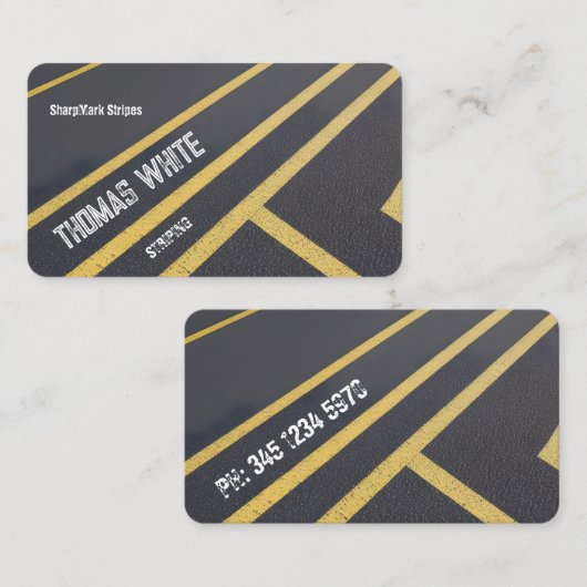 Parkplatz Visitenkarte (Vorne/Hinten)