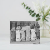 Parkplätze Autos Postkarte (Stehend Vorderseite)