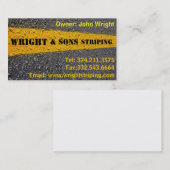 ParkplatzStriping Visitenkarte (Vorne/Hinten)