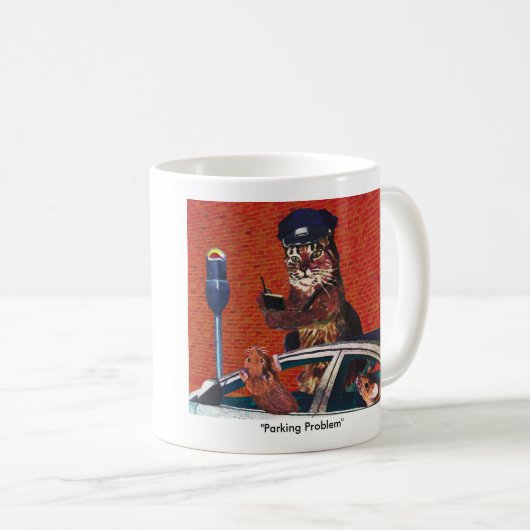 Parkproblem-Tasse Kaffeetasse (VorderseiteRechts)