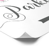 Parkrichtungen nach rechts abzeichnen poster (Ecke)