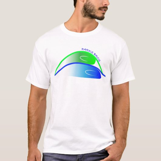 Parks Bros Logo mit Wort-T - Shirt (Vorderseite)