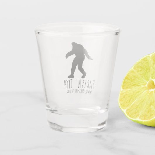 Parks N' Tech Bigfoot Schnapsglas (Rückseite)
